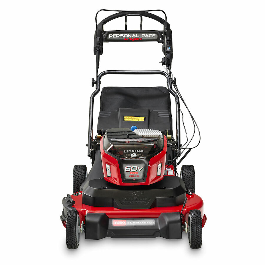 Toro 60V MAX* 30 in. (76 cm) eTimeMaster® w/Personal Pace® Lawn Mower - 10.0Ah + 5.0Ah + 2.5Ah Batteries Included (21493)