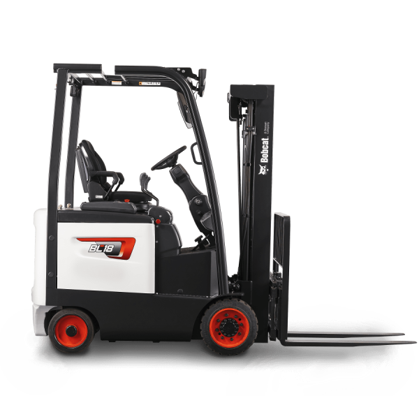 Bob Cat BC15S-5 | BC18S-5 | BC20SC-5 Small Capacity 4-Wheel Cushion Electric Counterbalance Forklifts