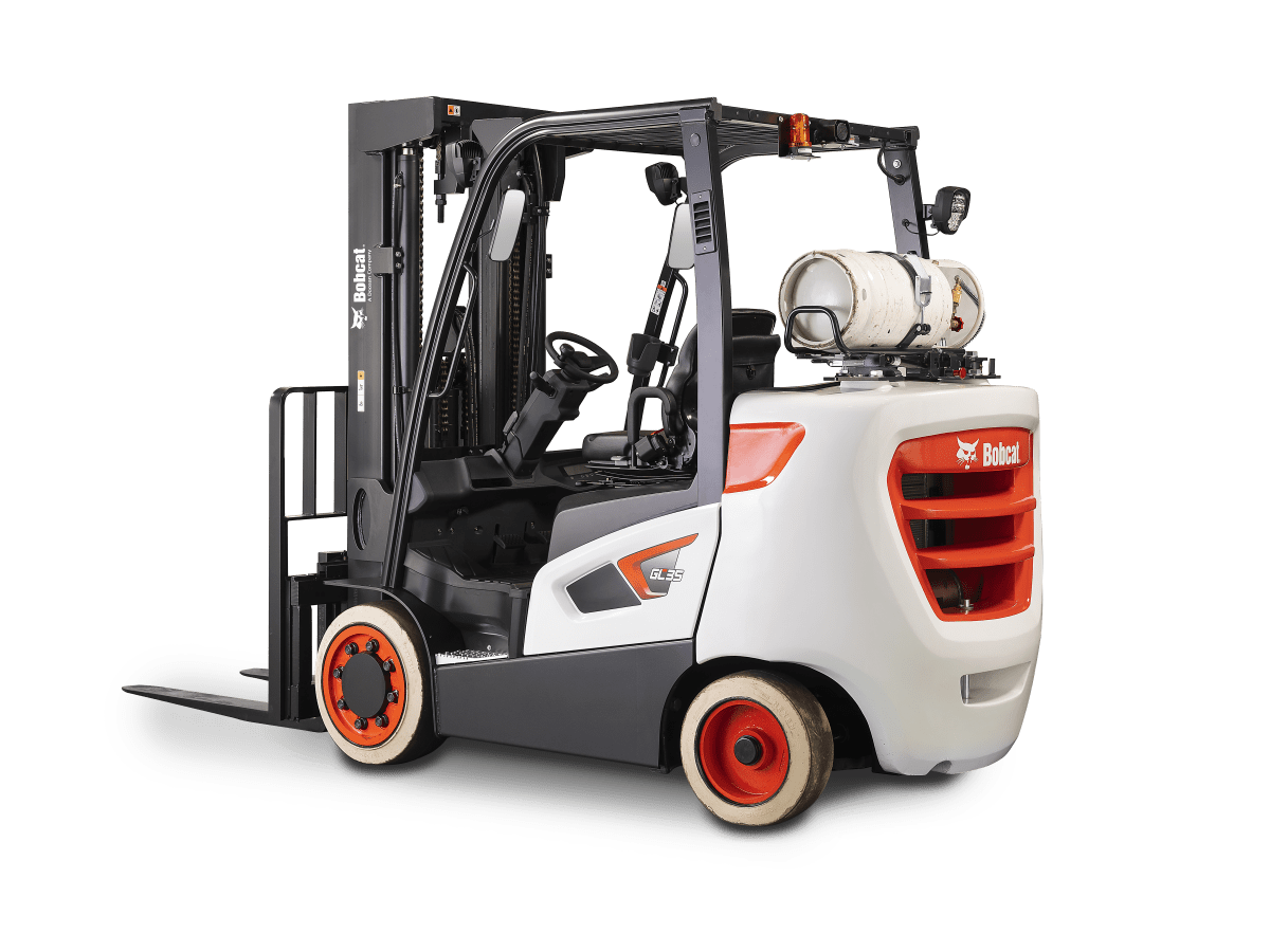 Bob Cat GC35S-9 | GC35S-9 BCS | GC45S-9 | GC45S-9 BCS | GC55S-9 | GC55S-9 BCS Large-Capacity LPG Cushion Tire Forklifts