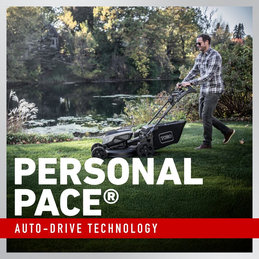 Toro 60V Max* 21 in. (53 cm) Super Recycler® w/Personal Pace® Lawn Mower - 7.5Ah Battery Included (21568)