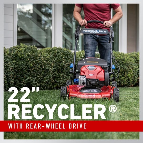 Toro 22 in. (56cm) Recycler® w/Personal Pace® Gas Lawn Mower (21462)