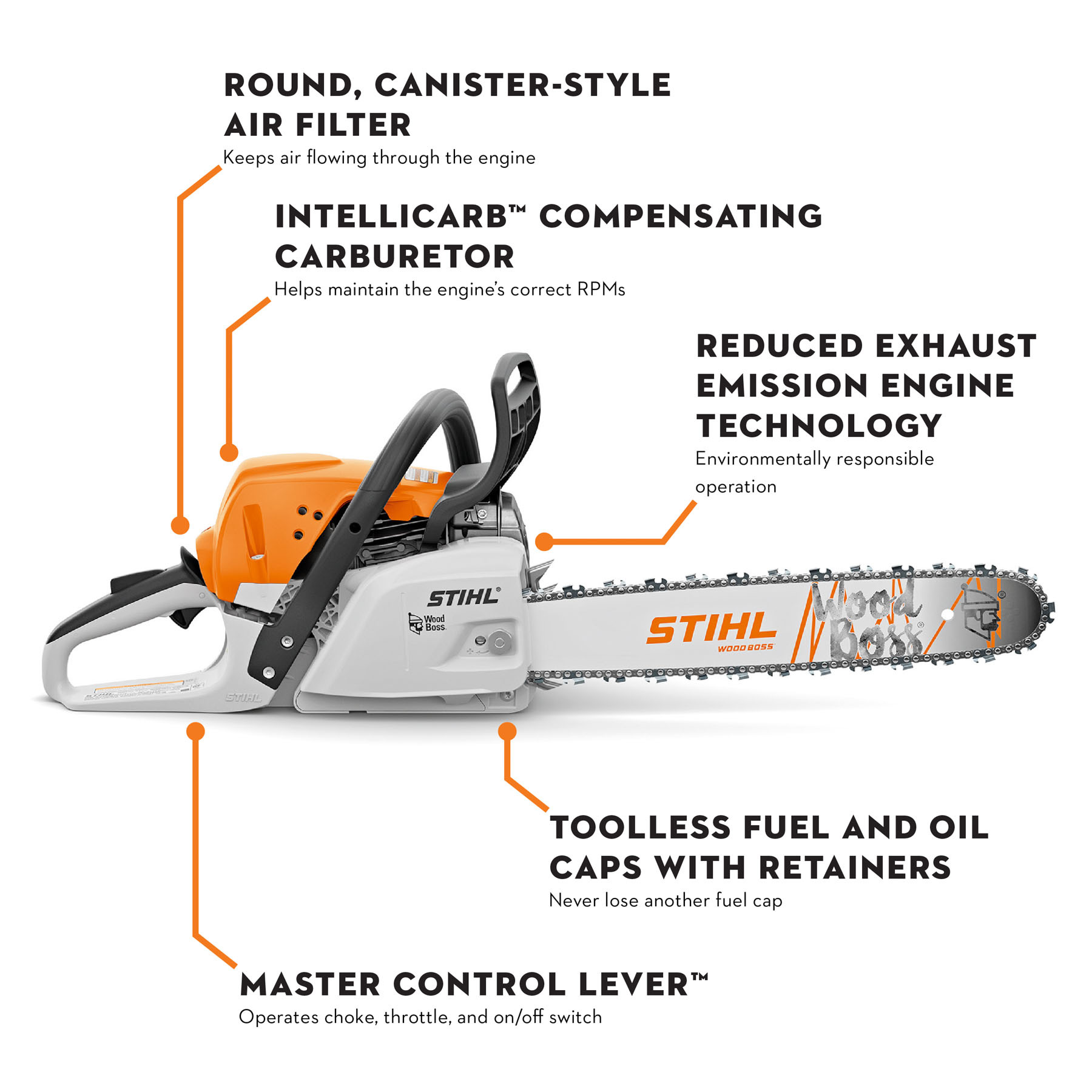 STIHL MS 251 Gasoline Chainsaw
